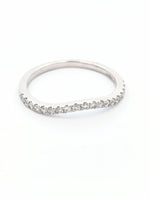 Load image into Gallery viewer, 14k White gold Lab Grown diamond wedding band 0.25 ct.
