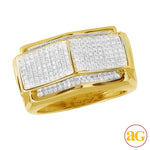 Load image into Gallery viewer, 10KY 0.55CTW MICROPAVE DIAMOND MENS RING
