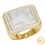 Load image into Gallery viewer, 10KY 0.90CTW DIAMOND MENS RING
