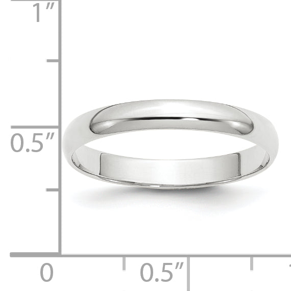 10KW 3mm LTW Half Round Band Size 8