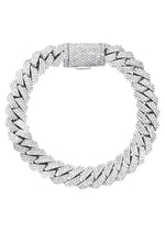 Load image into Gallery viewer, Copy of .925 Sterling Silver Moissanite Miami Cuban Bracelet
