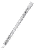 Load image into Gallery viewer, Copy of .925 Sterling Silver Moissanite Miami Cuban Bracelet
