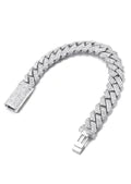 Copy of .925 Sterling Silver Moissanite Miami Cuban Bracelet